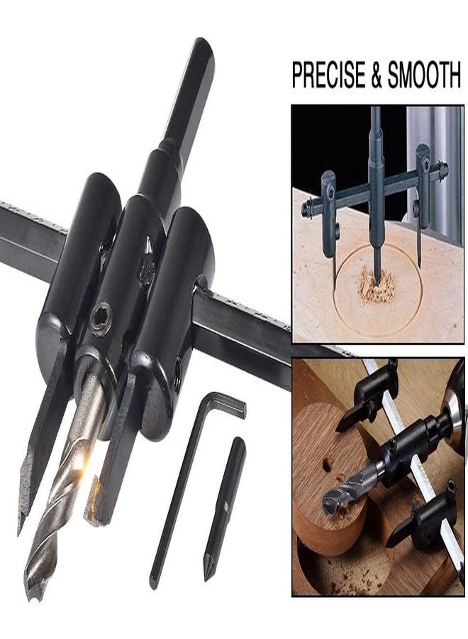 Veltrix - Adjustable Alloy Steel Circle Hole Saw Drill Bit Cutter Kit | Precision Tool for Metal, Wood, and DIY Projects | Durable Hole Saw with Accessories for Accurate Cutting (30mm-120mm) - Image 5